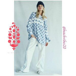 FP MOVEMENT BY FREE PEOPLE Post Up Logo Layer Grey Motif Small NWT